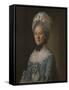 Portrait of a Lady in a Blue Dress, Possibly Mrs Mary Barnardiston-Nathaniel Hone-Framed Stretched Canvas