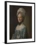 Portrait of a Lady in a Blue Dress, Possibly Mrs Mary Barnardiston-Nathaniel Hone-Framed Giclee Print