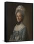 Portrait of a Lady in a Blue Dress, Possibly Mrs Mary Barnardiston-Nathaniel Hone-Framed Stretched Canvas