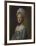 Portrait of a Lady in a Blue Dress, Possibly Mrs Mary Barnardiston-Nathaniel Hone-Framed Giclee Print