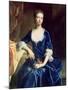 Portrait of a Lady in a Blue Velvet Dress-Charles Jervas-Mounted Giclee Print
