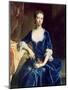 Portrait of a Lady in a Blue Velvet Dress-Charles Jervas-Mounted Giclee Print