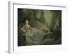 Portrait of a Lady in a Garden, 1730-Nicolas Lancret-Framed Giclee Print