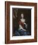 Portrait of a Lady in a Red Dress-Godfrey Kneller-Framed Giclee Print