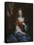 Portrait of a Lady in a Red Dress-Godfrey Kneller-Framed Stretched Canvas