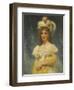 Portrait of a Lady in a Yellow Shawl-Konstantin Yegorovich Makovsky-Framed Giclee Print