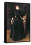 Portrait of a Lady in Black, c.1895-William Merritt Chase-Framed Stretched Canvas