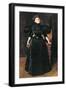 Portrait of a Lady in Black, c.1895-William Merritt Chase-Framed Giclee Print