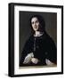 Portrait of a Lady in Costume-Federico Faruffini-Framed Giclee Print