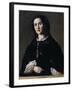 Portrait of a Lady in Costume-Federico Faruffini-Framed Giclee Print