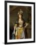 Portrait of a Lady in Turkish Fancy Dress, c.1790-Jean Baptiste Greuze-Framed Premium Giclee Print