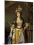 Portrait of a Lady in Turkish Fancy Dress, c.1790-Jean Baptiste Greuze-Mounted Premium Giclee Print