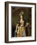 Portrait of a Lady in Turkish Fancy Dress, c.1790-Jean Baptiste Greuze-Framed Giclee Print