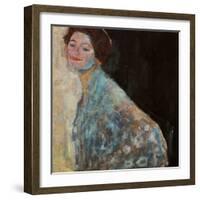 Portrait of a Lady in White, 1917/18-Gustav Klimt-Framed Giclee Print