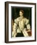 Portrait of a Lady in White, C.1540-Moretto Da Brescia-Framed Giclee Print