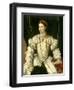 Portrait of a Lady in White, C.1540-Moretto Da Brescia-Framed Giclee Print