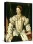 Portrait of a Lady in White, C.1540-Moretto Da Brescia-Stretched Canvas