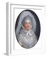 Portrait of a Lady, known as Madame Poisson, Mother of Madame De Pompadour-Adelaide Labille-Guiard-Framed Giclee Print