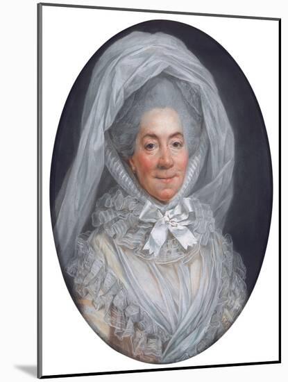 Portrait of a Lady, known as Madame Poisson, Mother of Madame De Pompadour-Adelaide Labille-Guiard-Mounted Giclee Print