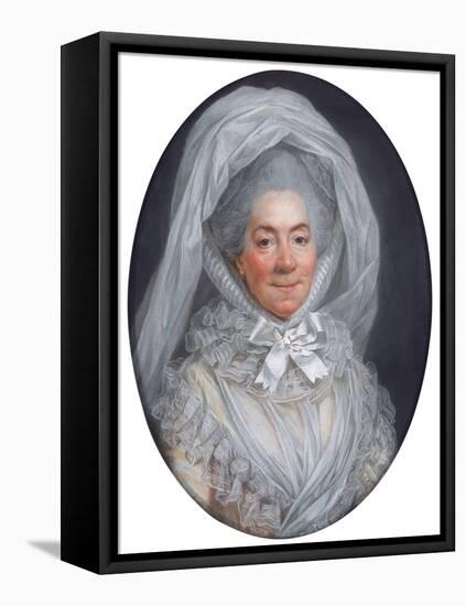 Portrait of a Lady, known as Madame Poisson, Mother of Madame De Pompadour-Adelaide Labille-Guiard-Framed Stretched Canvas