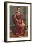 'Portrait of a Lady ('La Dama in Rosso')', c1556-60-Giovanni Battista Moroni-Framed Giclee Print