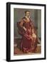 'Portrait of a Lady ('La Dama in Rosso')', c1556-60-Giovanni Battista Moroni-Framed Giclee Print