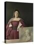 Portrait of a Lady (La Schiavon), C. 1510-Titian (Tiziano Vecelli)-Stretched Canvas