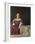 Portrait of a Lady (La Schiavon), C. 1510-Titian (Tiziano Vecelli)-Framed Giclee Print