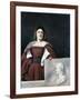 Portrait of a Lady, La Schiavona (The Dalmatian Woman), C1510-1512-Titian (Tiziano Vecelli)-Framed Giclee Print