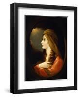 Portrait of a Lady, late 18th century-Benjamin West-Framed Giclee Print