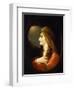 Portrait of a Lady, late 18th century-Benjamin West-Framed Giclee Print