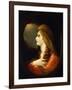 Portrait of a Lady, late 18th century-Benjamin West-Framed Giclee Print