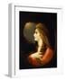 Portrait of a Lady, late 18th century-Benjamin West-Framed Giclee Print