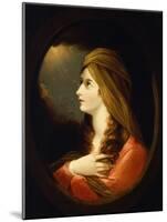 Portrait of a Lady, late 18th century-Benjamin West-Mounted Giclee Print