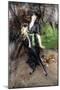 Portrait of a Lady, Lina Bilitis, with Two Pekineses, 1913-Giovanni Boldini-Mounted Giclee Print