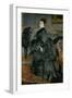 Portrait of a Lady (Mme. Georges Hartmann?), 1874-Pierre-Auguste Renoir-Framed Giclee Print