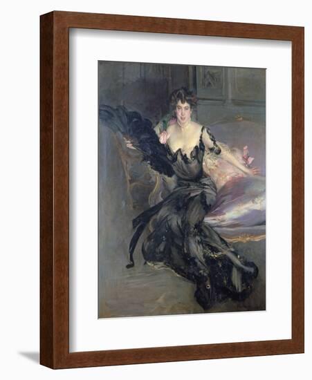 Portrait of a Lady: Mrs Lionel Phillips, 1903-Giovanni Boldini-Framed Giclee Print