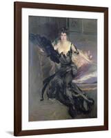 Portrait of a Lady: Mrs Lionel Phillips, 1903-Giovanni Boldini-Framed Giclee Print