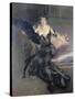 Portrait of a Lady: Mrs Lionel Phillips, 1903-Giovanni Boldini-Stretched Canvas