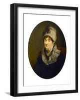 Portrait of a Lady (Mrs Parry, the Mother of Sir W.E. Parry, Rn), C.1824-John Jackson-Framed Giclee Print