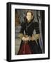 Portrait of a Lady of the Wentworth Family (Probably Jane Cheyne), 1563-Hans Eworth-Framed Giclee Print