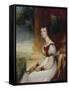 Portrait of a Lady (Oil on Canvas)-George Clint-Framed Stretched Canvas