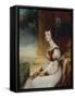 Portrait of a Lady (Oil on Canvas)-George Clint-Framed Stretched Canvas