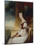 Portrait of a Lady (Oil on Canvas)-George Clint-Mounted Giclee Print