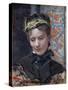 Portrait of a Lady - Peinture De Raimundo De Madrazo Y Garreta (1841-1920), Oil on Canvas 1885-1896-Raimundo De Madrazo Y Garreta-Stretched Canvas