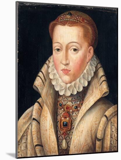 Portrait of a Lady, Previously Identified as Lady Jane Grey-Francois Clouet-Mounted Giclee Print