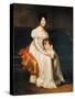 Portrait of a Lady, Said to Be Louise Catherine Eleonore De La Plaigne, 1814-Pierre-Paul Prud'hon-Stretched Canvas