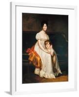 Portrait of a Lady, Said to Be Louise Catherine Eleonore De La Plaigne, 1814-Pierre-Paul Prud'hon-Framed Giclee Print