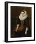 Portrait of a Lady, Said to Be Princess Sohns (Oil on Panel)-Adriaen Hanneman-Framed Giclee Print