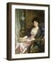 Portrait of a Lady Said to Be the Artist's Wife, 1911-Frank Bernard Dicksee-Framed Giclee Print